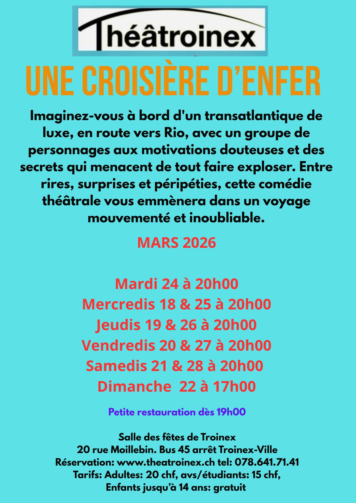 Affiche du spectacle 2